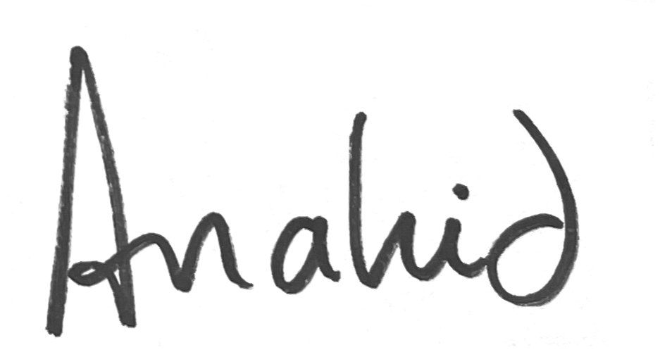 firma de Anahid Hagobian